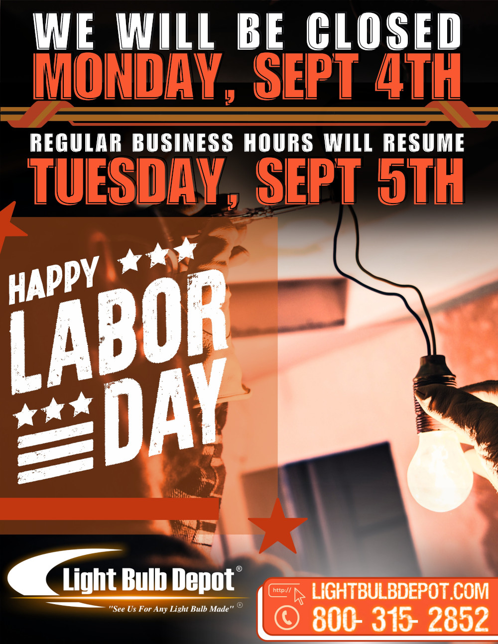 Light Bulb Depot® See Us For Any Light Bulb Made